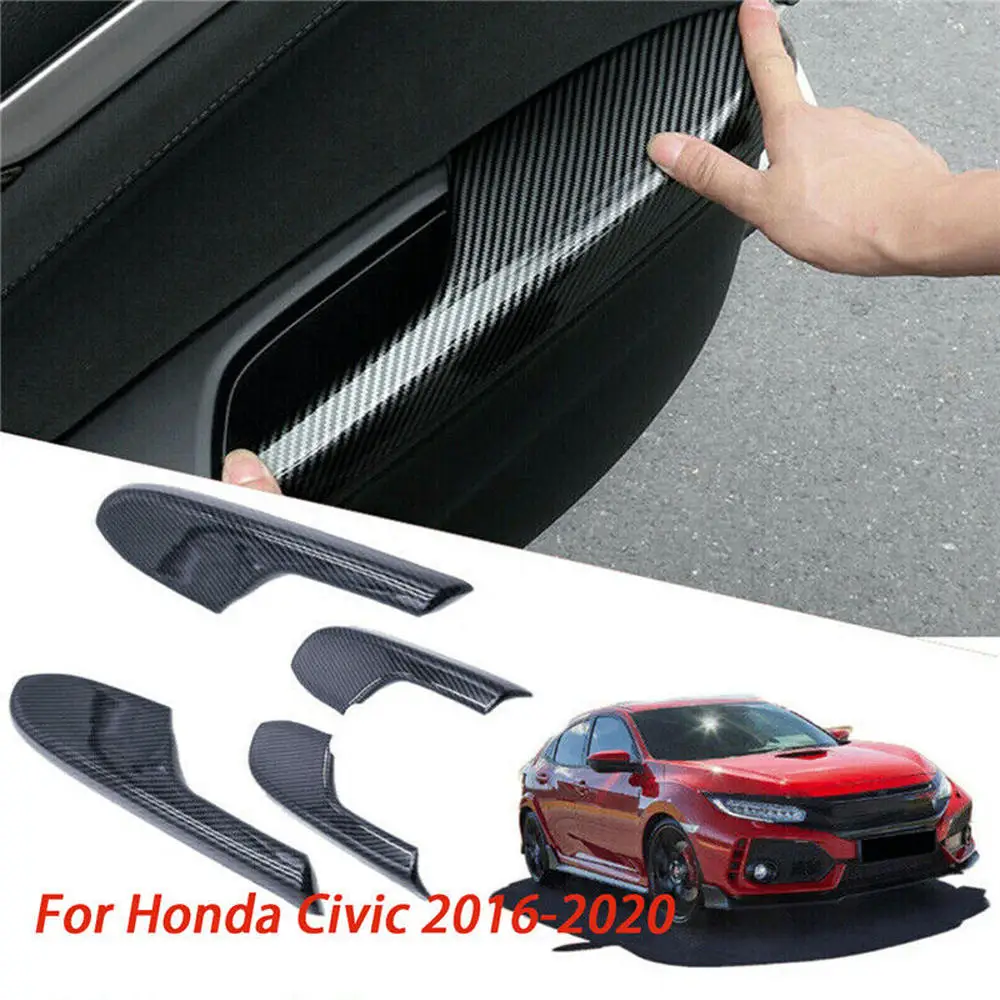 New Fit For Honda Civic 2016-2020 Abs Carbon Fiber Interior Door Armrest Panel Trim Cover Car Interior Accessories
New Fit For Honda Civic 2016-2020 Abs Carbon Fiber Interior Door Armrest Panel Trim Cover Car Interior Accessories