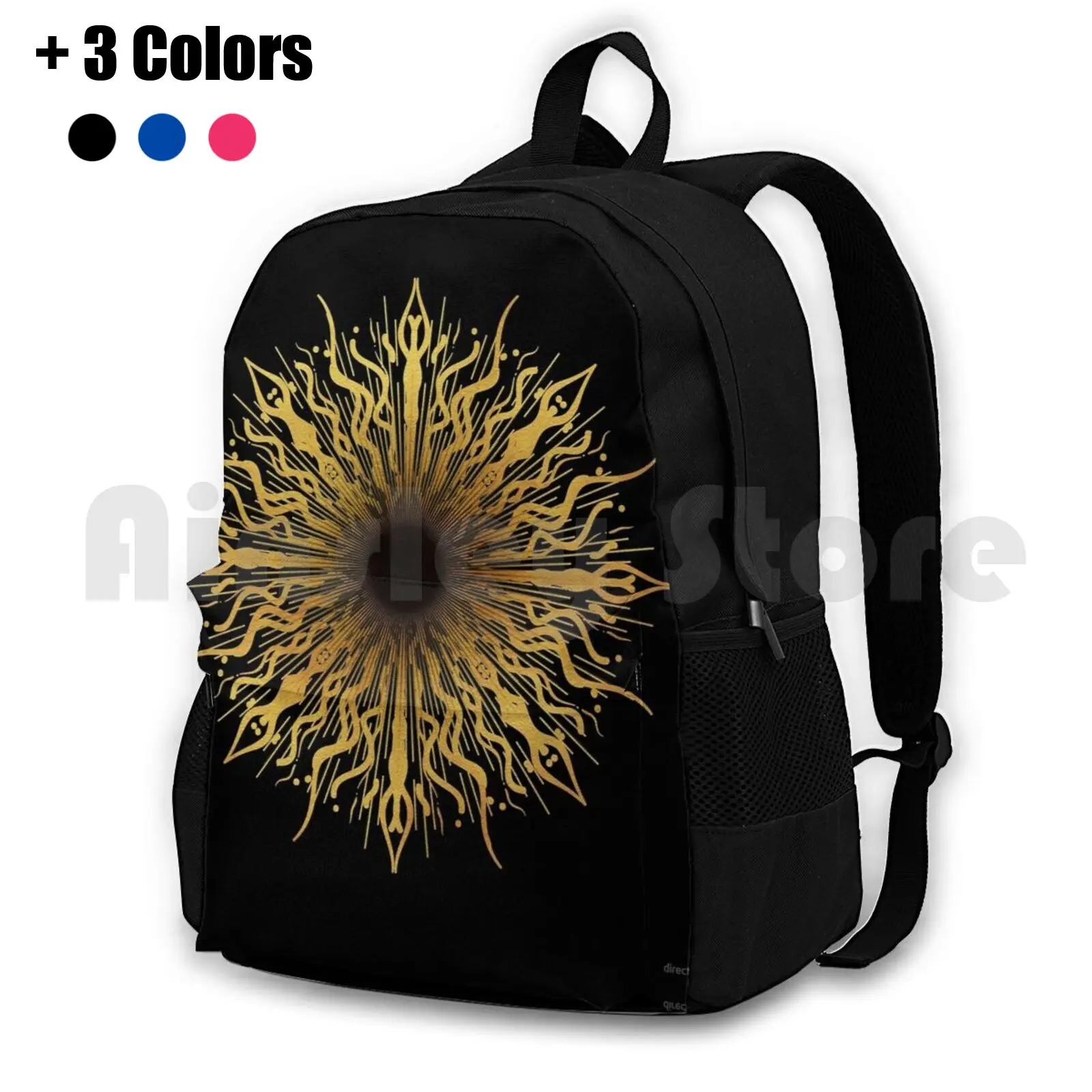 Black Hole Sun Outdoor Hiking Backpack Waterproof Camping Travel Black Hole Sun Mandala Sun Gold Music Singer Sun Salutation
Black Hole Sun Outdoor Hiking Backpack Waterproof Camping Travel Black Hole Sun Mandala Sun Gold Music Singer Sun Salutation
