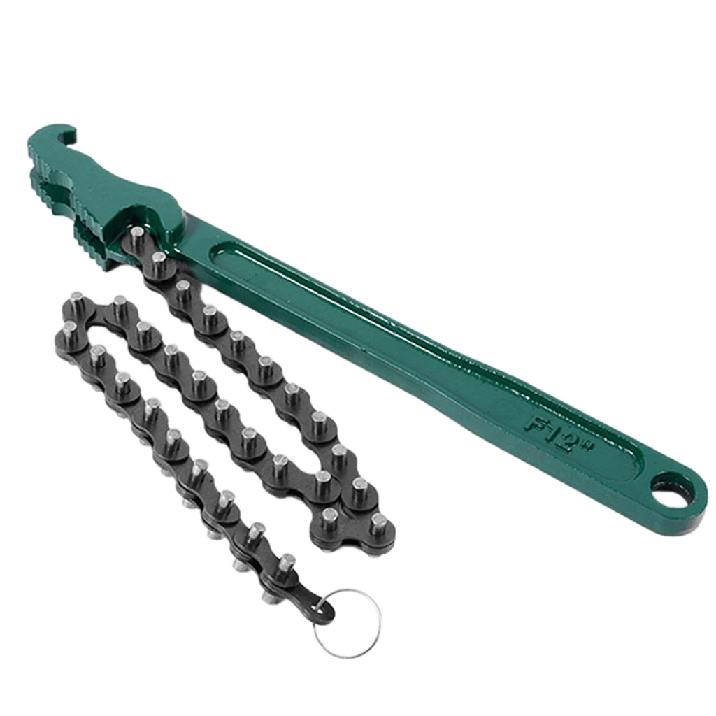 12 inch Carbon Steel Adjustable Oil Filter Wrench Universal Chain Style 40-150mm
12 inch Carbon Steel Adjustable Oil Filter Wrench Universal Chain Style 40-150mm