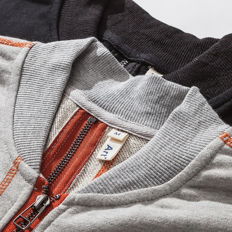 Autumn New Jackets Men's Japanese Anti-pressure Line Baseball Jacket Male Cardigan Sweater Top Couple Casual Zipper Stand Jacket
Autumn New Jackets Men's Japanese Anti-pressure Line Baseball Jacket Male Cardigan Sweater Top Couple Casual Zipper Stand Jacket