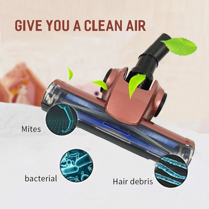 Universal Vacuum Cleaner Turbo Floor Brush Head 1-1/4-Inch 32mm, Carpet Hard Floor Turbo Brush for Hoover Eureka Royal
Universal Vacuum Cleaner Turbo Floor Brush Head 1-1/4-Inch 32mm, Carpet Hard Floor Turbo Brush for Hoover Eureka Royal