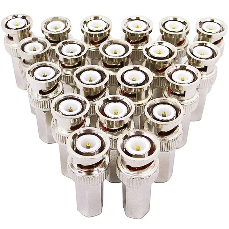 SHGO HOT-20PCS BNC MALE Twist-on Coax коаксиальные разъемы Rg59 для камер видеонаблюдения BNC Male к F Female
SHGO HOT-20PCS BNC MALE Twist-on Coax коаксиальные разъемы Rg59 для камер видеонаблюдения BNC Male к F Female
