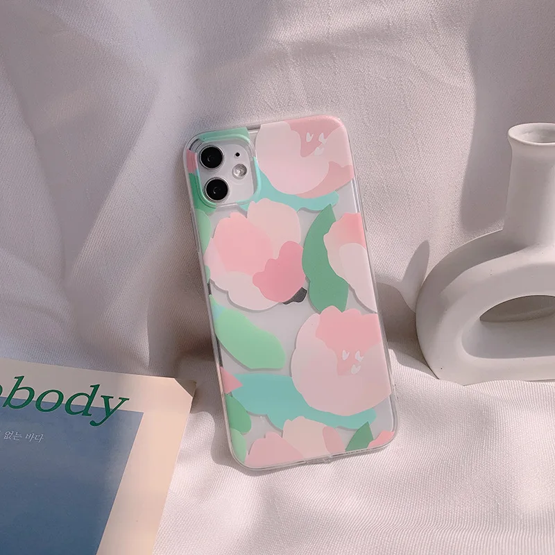 Summer sweet Flowers tulip leaf cute Phone case for iPhone 12 11 Pro Max XS Max Xr X 7 8 Plus 12 mini 7plus case silicone cover
Summer sweet Flowers tulip leaf cute Phone case for iPhone 12 11 Pro Max XS Max Xr X 7 8 Plus 12 mini 7plus case silicone cover