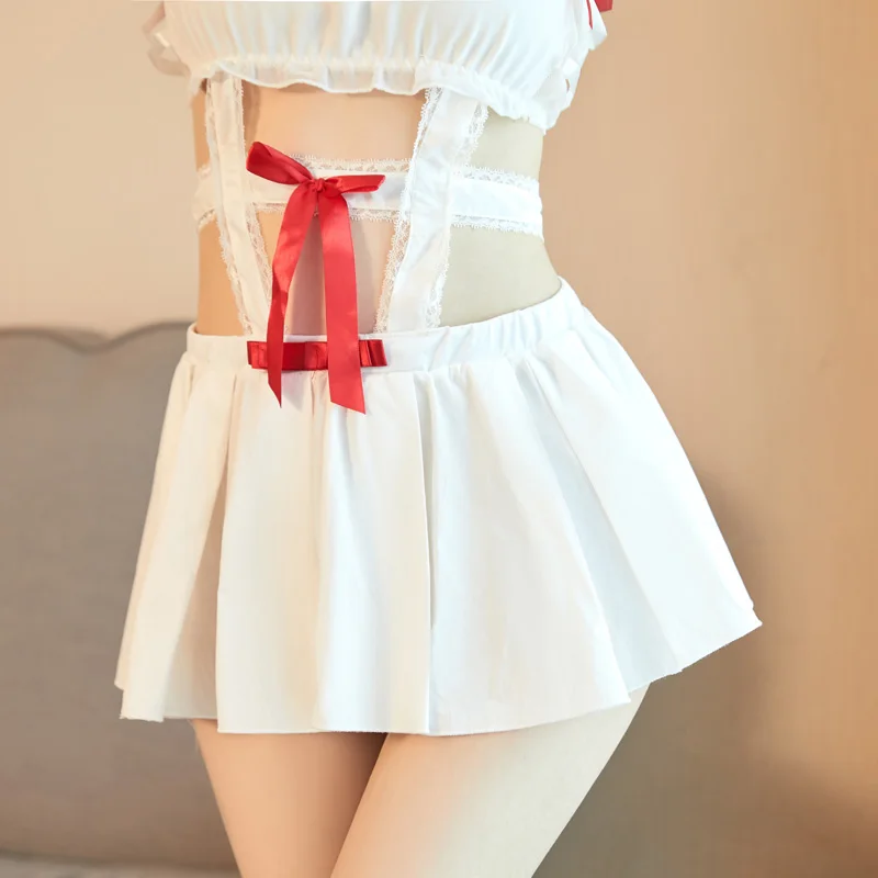Sexy Lace Cutout Skirt Suit Japanese Student Sailor Dress Lolita Erotic Cosplay Costume Kawaii Lingerie School Girl Uniform
Sexy Lace Cutout Skirt Suit Japanese Student Sailor Dress Lolita Erotic Cosplay Costume Kawaii Lingerie School Girl Uniform