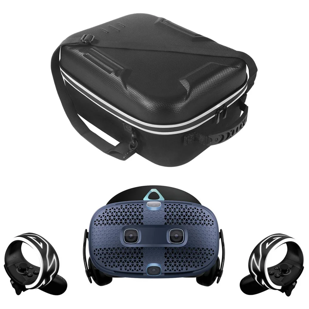 Storage Bag Portable Large Capacity Case All-around Zippered Carrying Pouch For H-TC Vive Cosmos VR And Controller
Storage Bag Portable Large Capacity Case All-around Zippered Carrying Pouch For H-TC Vive Cosmos VR And Controller