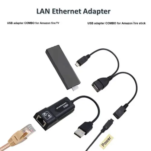 2 AMAZON GEN Ethernet for LAN FIRE or THE 3 2 STOP Buffering TV STICK or Adaptor With USB Connect Video Cable
2 AMAZON GEN Ethernet for LAN FIRE or THE 3 2 STOP Buffering TV STICK or Adaptor With USB Connect Video Cable