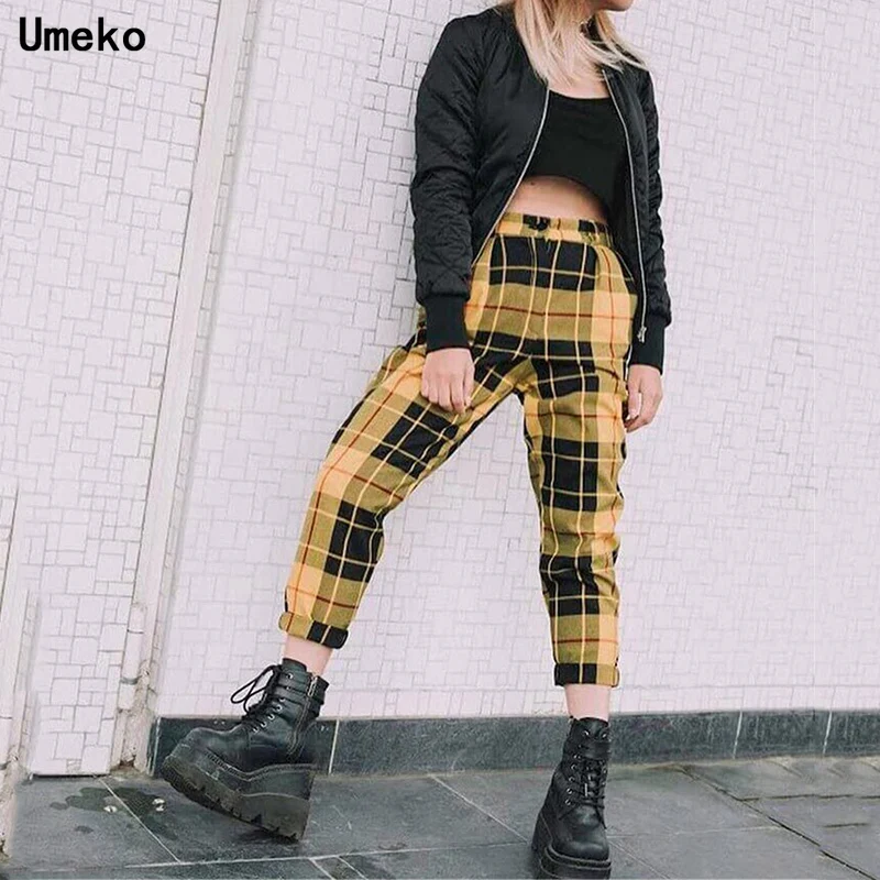Брюки Umeko женские в клетку, модная уличная одежда с завышенной талией, спортивные штаны-султанки для девушек, джоггеры, спортивные штаны-кар...
Брюки Umeko женские в клетку, модная уличная одежда с завышенной талией, спортивные штаны-султанки для девушек, джоггеры, спортивные штаны-кар...