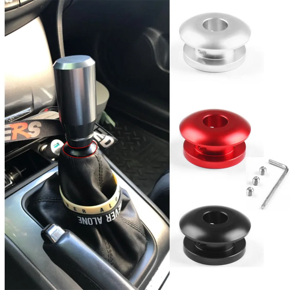 Black/Red/Silver Universal Shift Knob Stopper Shifting Head Limiter Fixed Base Gear Head Buckle Aluminum Car Gear Knob Limiter
Black/Red/Silver Universal Shift Knob Stopper Shifting Head Limiter Fixed Base Gear Head Buckle Aluminum Car Gear Knob Limiter