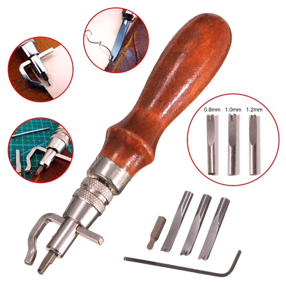 Leather craft Edge Press Kit Adjustable Stitching and Groover Crease Leather Stitching Tool Sewing Accessories
Leather craft Edge Press Kit Adjustable Stitching and Groover Crease Leather Stitching Tool Sewing Accessories