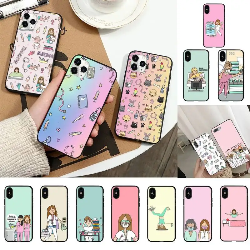 YNDFCNB Cartoon Medicine Doctor Nurse Phone Case for iPhone 11 12 13 mini pro XS MAX 8 7 6 6S Plus X 5S SE 2020 XR case
YNDFCNB Cartoon Medicine Doctor Nurse Phone Case for iPhone 11 12 13 mini pro XS MAX 8 7 6 6S Plus X 5S SE 2020 XR case