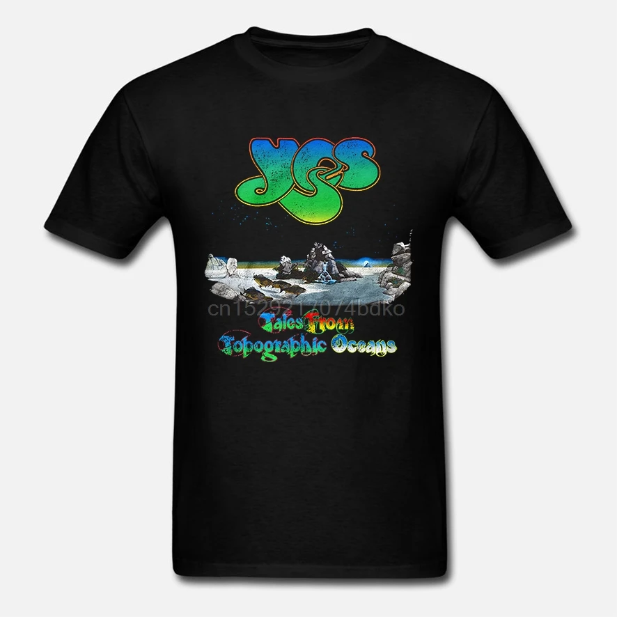 Mens Yes Band Tales From Topographic Oceans T-Shirt New Authentic Black
Mens Yes Band Tales From Topographic Oceans T-Shirt New Authentic Black