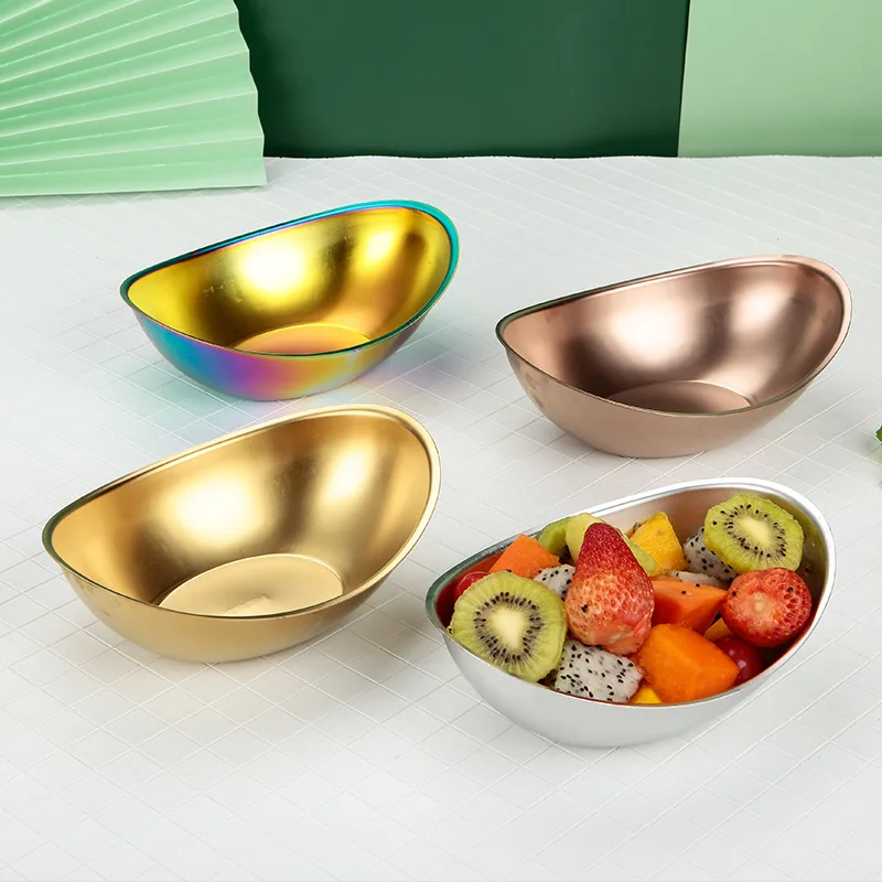 304 stainless steel Yuanbao Bowl Korean Salad Bowl Dessert Snack Bowl Korean Kimchi Bowl Western Food Creative Fried Food Bowl
304 stainless steel Yuanbao Bowl Korean Salad Bowl Dessert Snack Bowl Korean Kimchi Bowl Western Food Creative Fried Food Bowl