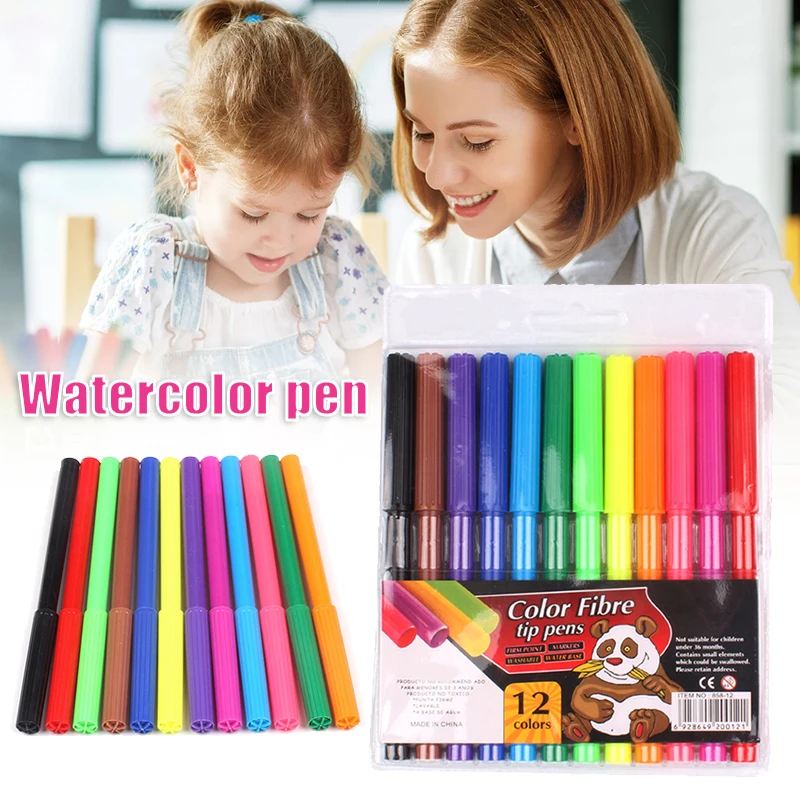 12PCS/Set Marker Pen Set Watercolor Pen with Storage Bag for Drawing Painting School Student Supplies NK-Shopping
12PCS/Set Marker Pen Set Watercolor Pen with Storage Bag for Drawing Painting School Student Supplies NK-Shopping