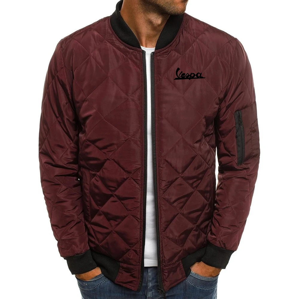 New Winter Coat Vespa Letter Print Fashion Jacket Men's Long Sleeve Zipper Thick Coat Parker Slim Vertical Collar Windbreaker
New Winter Coat Vespa Letter Print Fashion Jacket Men's Long Sleeve Zipper Thick Coat Parker Slim Vertical Collar Windbreaker