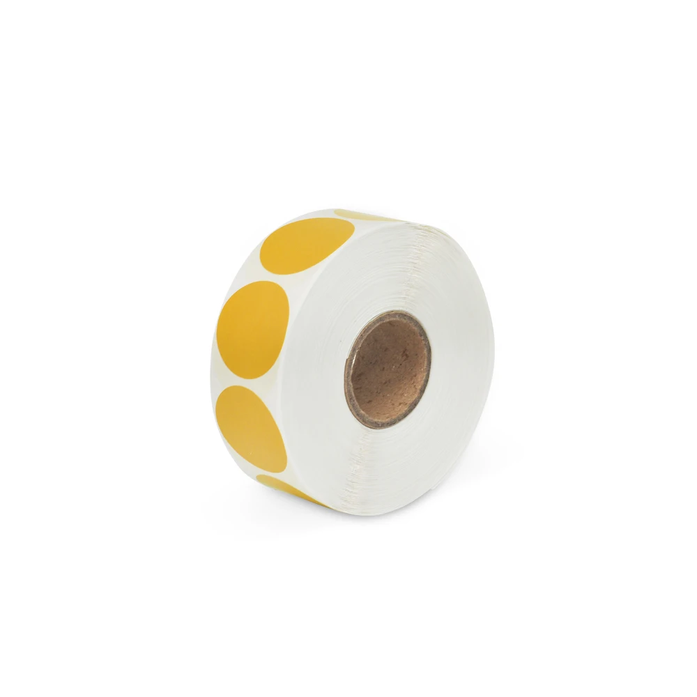 New solid Yellow 24mm Round Food Safety Permanent Adhesive Label Sticker Adhesive Labels 1000/Roll, 1 Rolls/Pack
New solid Yellow 24mm Round Food Safety Permanent Adhesive Label Sticker Adhesive Labels 1000/Roll, 1 Rolls/Pack