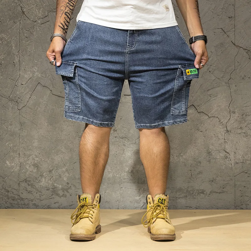 Men's Denim Shorts Summer Hot Plus Size 6xl 7XL Casual Loose Stretch Cowboy High Waist Short Jean Male Large Size Denim Breeches
Men's Denim Shorts Summer Hot Plus Size 6xl 7XL Casual Loose Stretch Cowboy High Waist Short Jean Male Large Size Denim Breeches