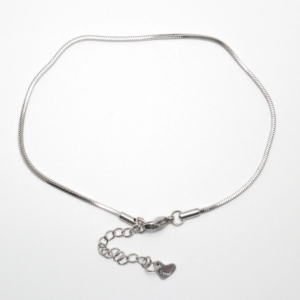 Exquisite Snake Chain Anklet 304 Stainless Steel Silver Color Anklet Bracelets for Women sandals Jewelry 23cm(9") long, 1 Piece
Exquisite Snake Chain Anklet 304 Stainless Steel Silver Color Anklet Bracelets for Women sandals Jewelry 23cm(9") long, 1 Piece