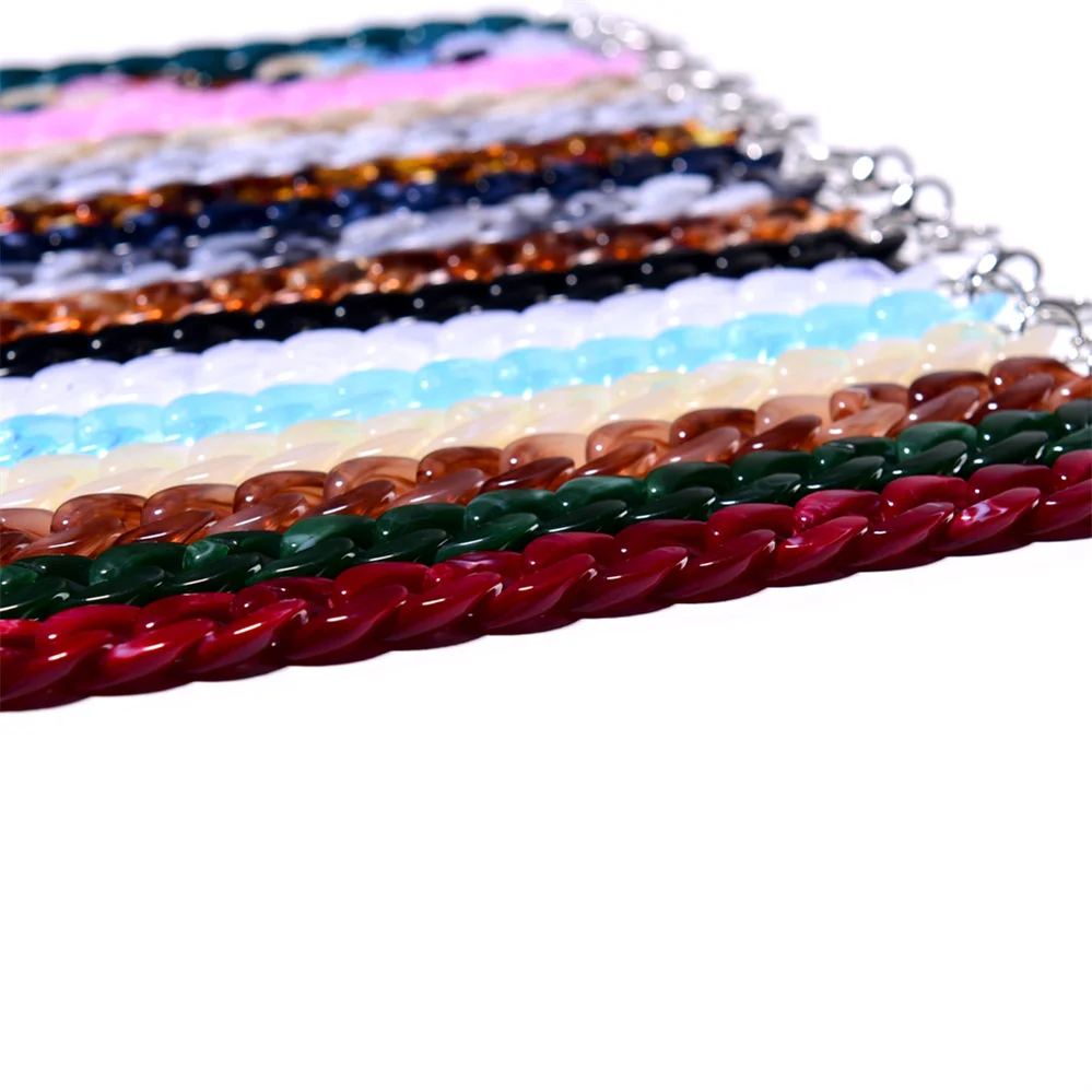 27inch Trendy Big Acrylic Glasses Chain on the Neck Women Sunglasses Holder Eyeglasses Reading Glasses Clip Mask Lanyard Strap
27inch Trendy Big Acrylic Glasses Chain on the Neck Women Sunglasses Holder Eyeglasses Reading Glasses Clip Mask Lanyard Strap