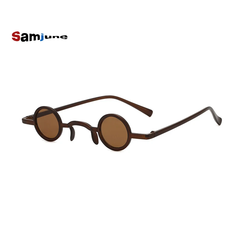 Солнцезащитные очки Samjune женские круглые винтажные с широкой перемычкой |