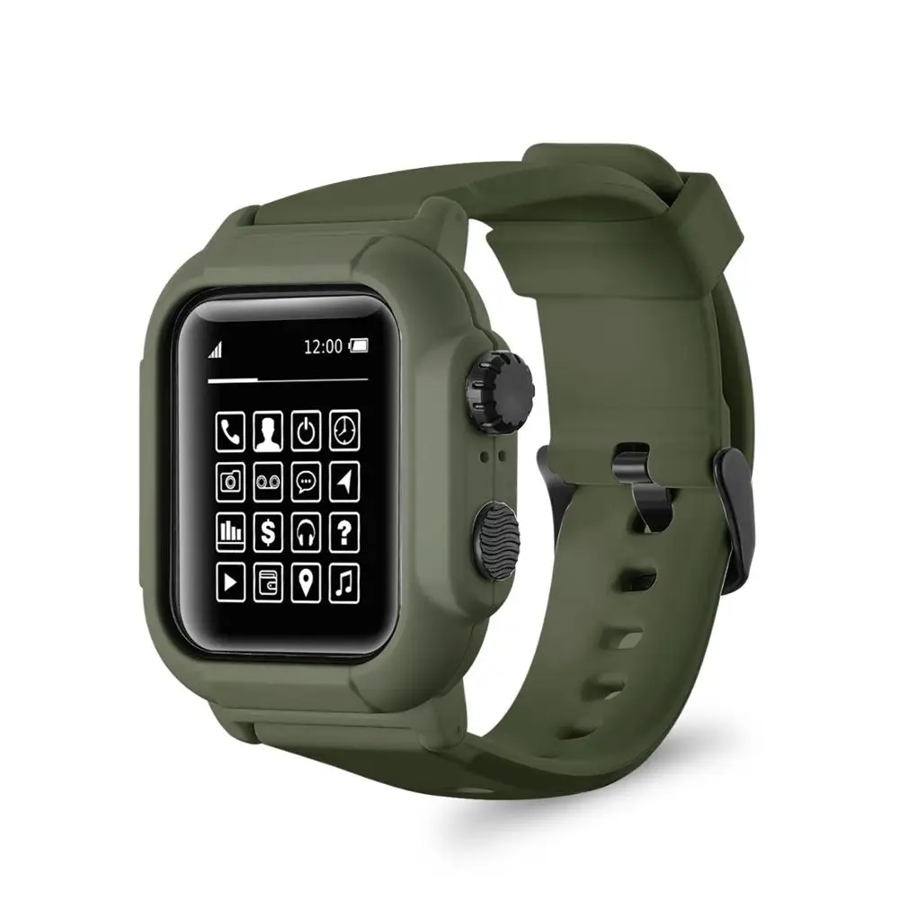 Водонепроницаемый силиконовый спортивный ремешок с чехлом для iwatch Apple Watch Series 5 4 3 2 42 мм 44 мм 42 44 мм аксессуары
Водонепроницаемый силиконовый спортивный ремешок с чехлом для iwatch Apple Watch Series 5 4 3 2 42 мм 44 мм 42 44 мм аксессуары
