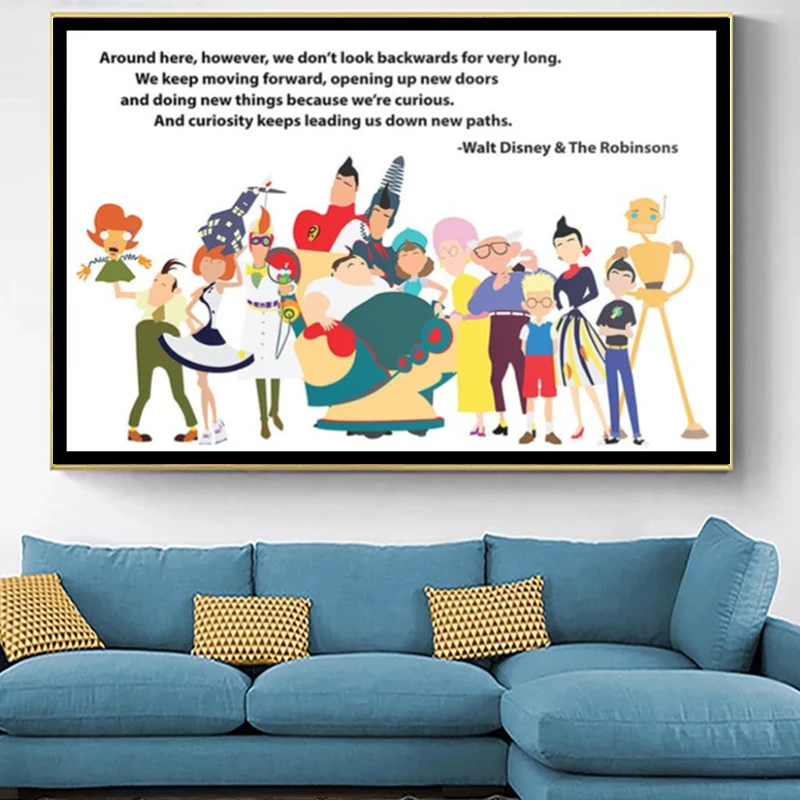 Keep Moving Forward Poster Based On The Robinsons From Disney's Meet The Robinsons Cartoon Canvas Painting Wall Art Home Decor
Keep Moving Forward Poster Based On The Robinsons From Disney's Meet The Robinsons Cartoon Canvas Painting Wall Art Home Decor