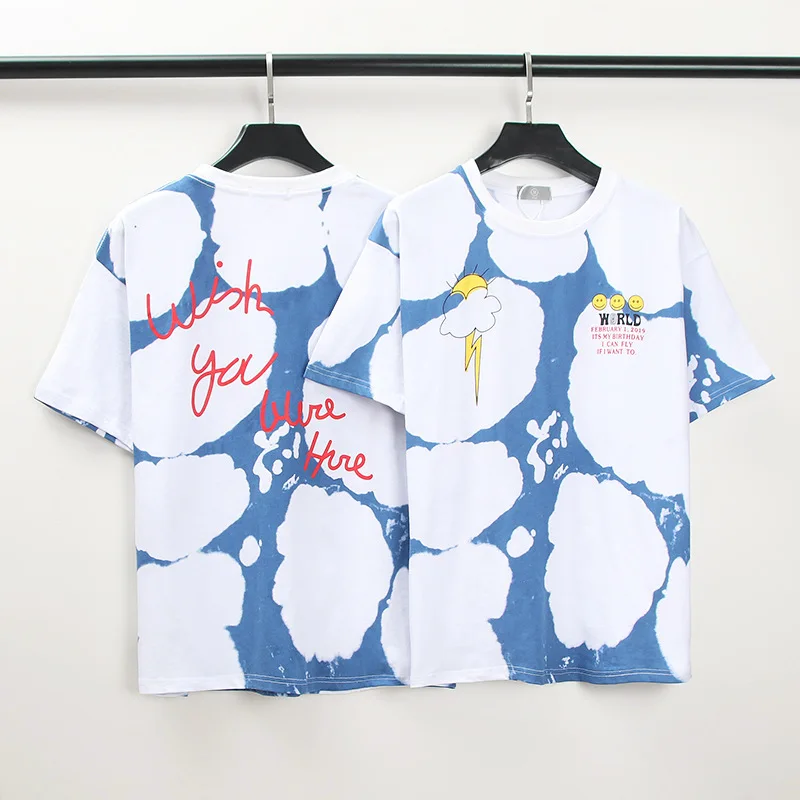 2021 New Fashion Brand Rap Album Peripheral Gradient Tie-Dye Graffiti Printing Short Sleeve T-shirt oversized t shirt
2021 New Fashion Brand Rap Album Peripheral Gradient Tie-Dye Graffiti Printing Short Sleeve T-shirt oversized t shirt