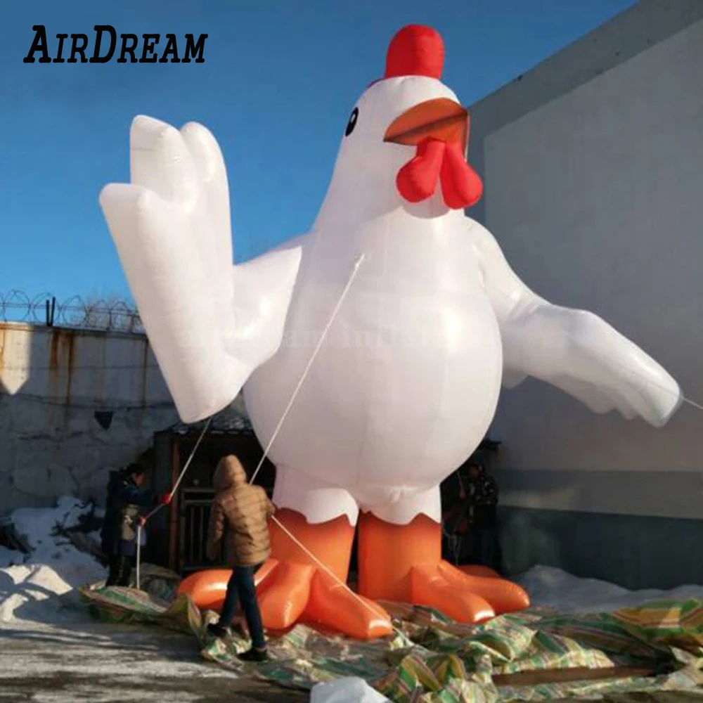 Customized size Giant inflatable chicken turkey hen model cartoon mascot for advertising
Customized size Giant inflatable chicken turkey hen model cartoon mascot for advertising