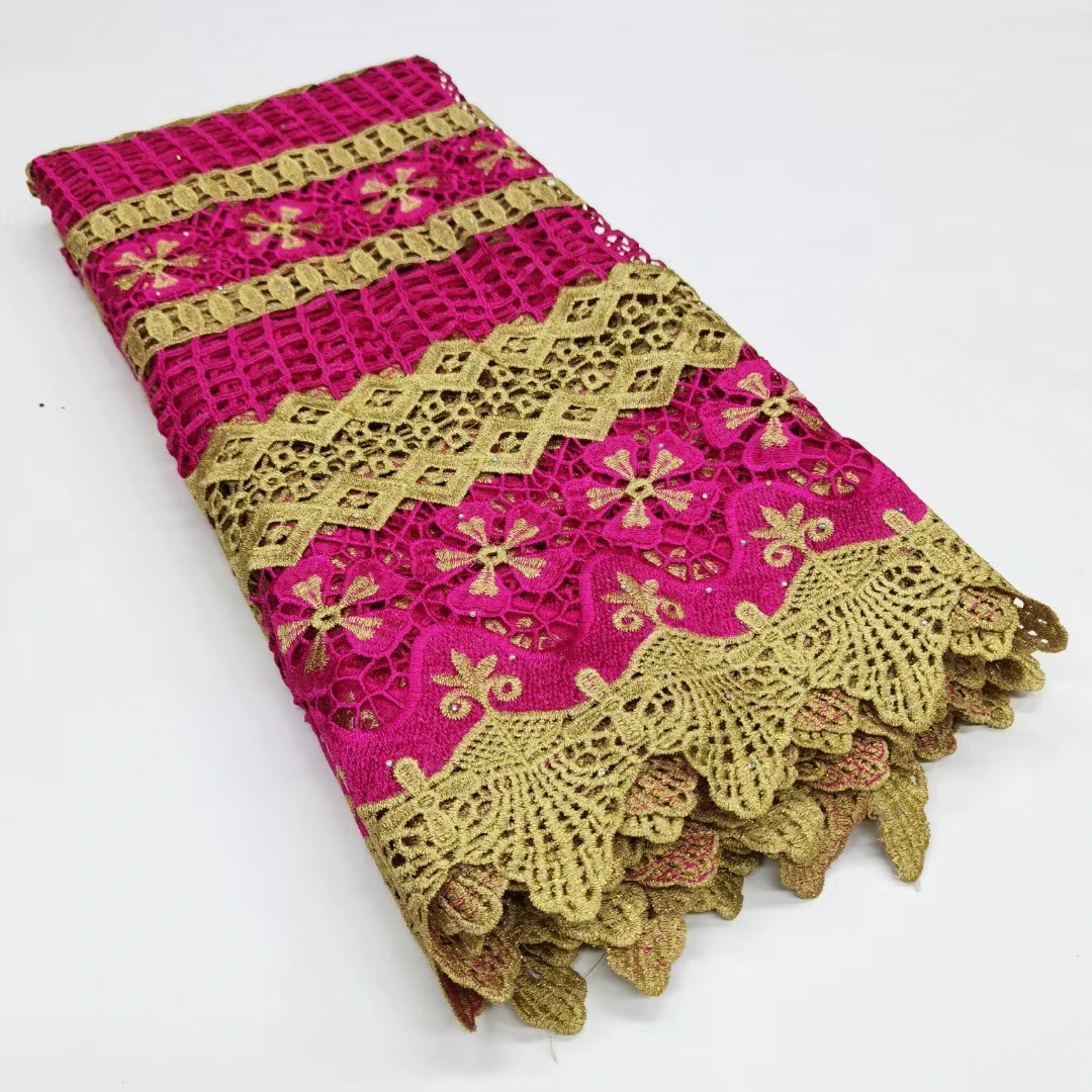multi-colour guipure lace fabric 5yards good quality water soluble lace fabric for women clothes sewing GZQX
multi-colour guipure lace fabric 5yards good quality water soluble lace fabric for women clothes sewing GZQX