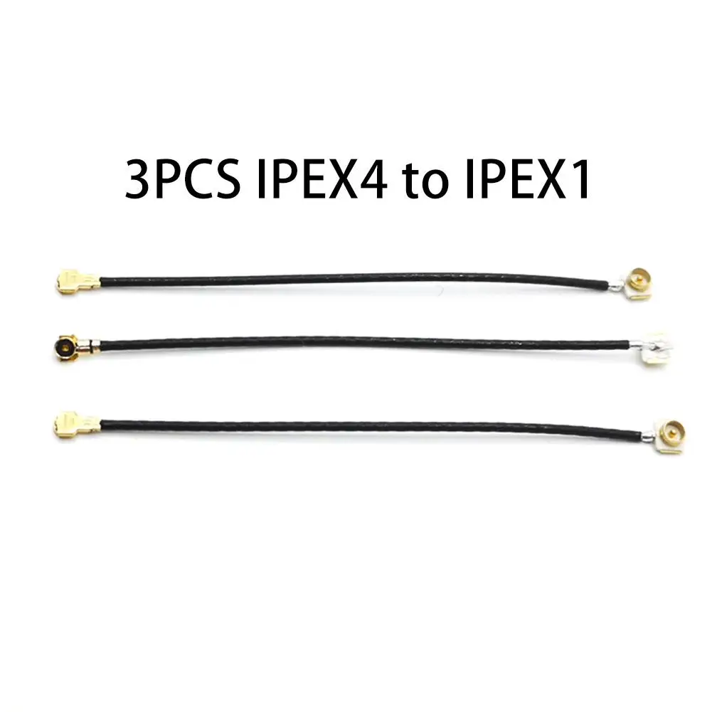 For BCM94360HMB,New 3 Connector Jacks IPEX-4 IPEX Gen4 UFL Female To IPEX-1
For BCM94360HMB,New 3 Connector Jacks IPEX-4 IPEX Gen4 UFL Female To IPEX-1