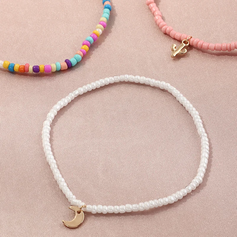 Bohemian Colorful Beads Ankle Bracelet Anklet for women Cute Star Moon Lock Summer Ocean Beach Anklet Foot Leg Jewelry AM3181
Bohemian Colorful Beads Ankle Bracelet Anklet for women Cute Star Moon Lock Summer Ocean Beach Anklet Foot Leg Jewelry AM3181