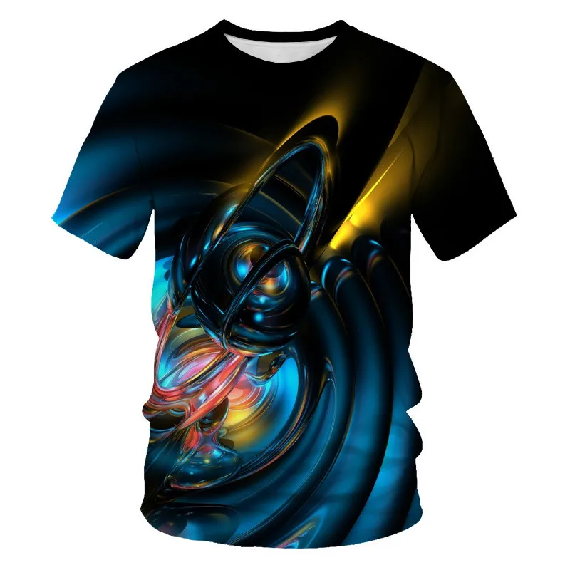 2021 hot sale 3D printing abstract light and shadow psychedelic trend men and women street T-shirt fashion summer new style
2021 hot sale 3D printing abstract light and shadow psychedelic trend men and women street T-shirt fashion summer new style