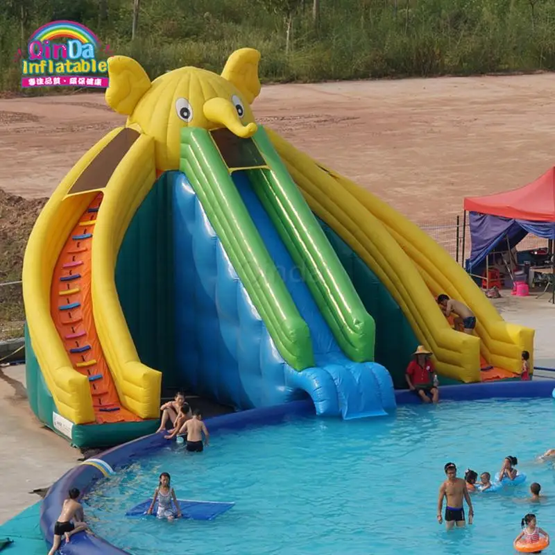 Лучший гигантский надувной бассейн Outdooor надувная горка для бассейна на продажу |