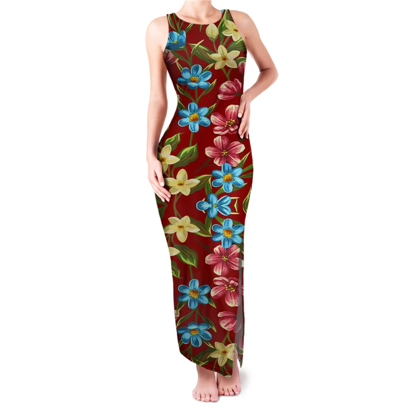 HYCOOL Birthday Party Long Red Floral Sexy Dress For Women Summer Elegant Sleeveless Tank Casual Dress Wholesale Women's Clothes
HYCOOL Birthday Party Long Red Floral Sexy Dress For Women Summer Elegant Sleeveless Tank Casual Dress Wholesale Women's Clothes
