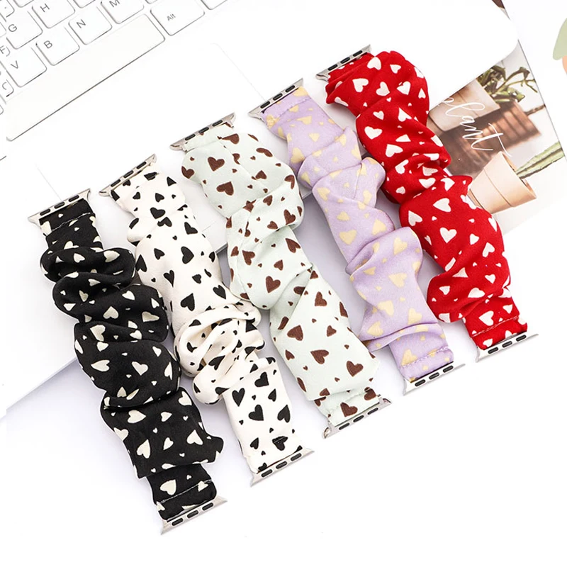 Scrunchie Strap for Apple Watch Band 44mm 40mm iwatch 38mm 42mm Elastic Bracelet for apple watch series 7 6 5 4 3 SE 41mm 45mm
Scrunchie Strap for Apple Watch Band 44mm 40mm iwatch 38mm 42mm Elastic Bracelet for apple watch series 7 6 5 4 3 SE 41mm 45mm