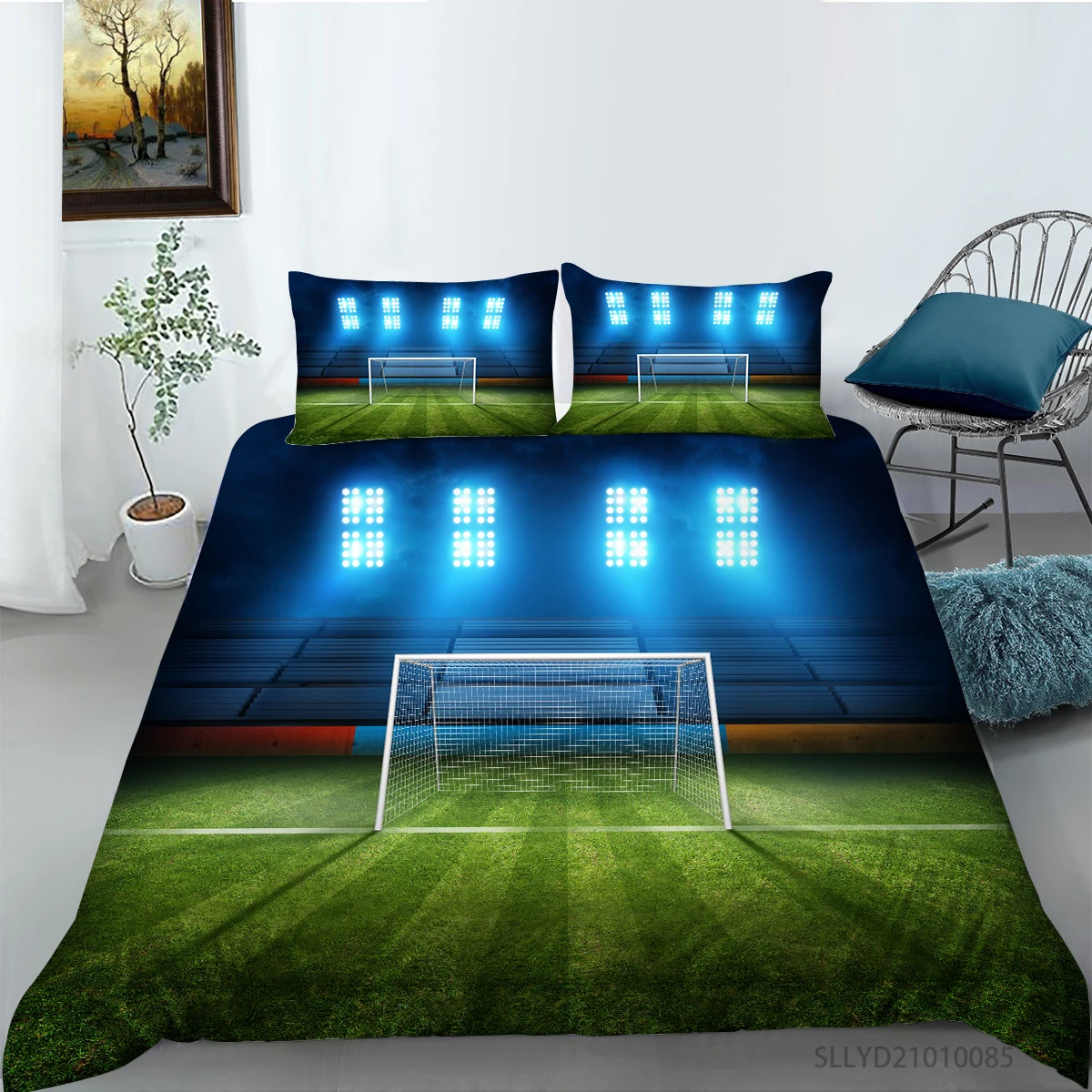 3D Football field Printing Bedding set Quilt cover with pillowcases Single Queen King sizes Home Textiles 2/3pcs
3D Football field Printing Bedding set Quilt cover with pillowcases Single Queen King sizes Home Textiles 2/3pcs