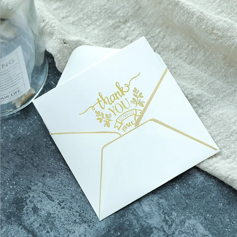 10pcs/pack Creative Bronzing Greeting Card Wedding Valentine's Day Message Blessing Card Birthday Party Decor Thank You Card
10pcs/pack Creative Bronzing Greeting Card Wedding Valentine's Day Message Blessing Card Birthday Party Decor Thank You Card