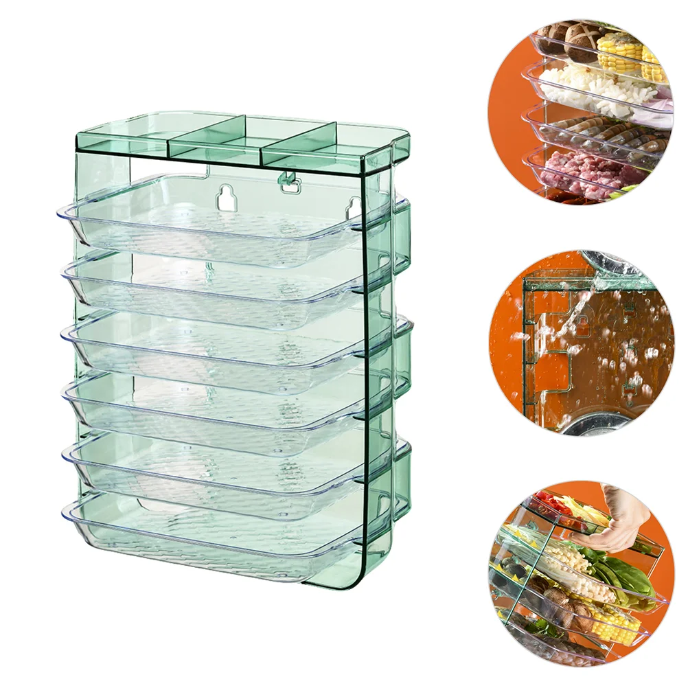 Multi-layers Kitchen Rack Food Vegetable Storage Shelf Wall Mount Vegetable Rack
Multi-layers Kitchen Rack Food Vegetable Storage Shelf Wall Mount Vegetable Rack
