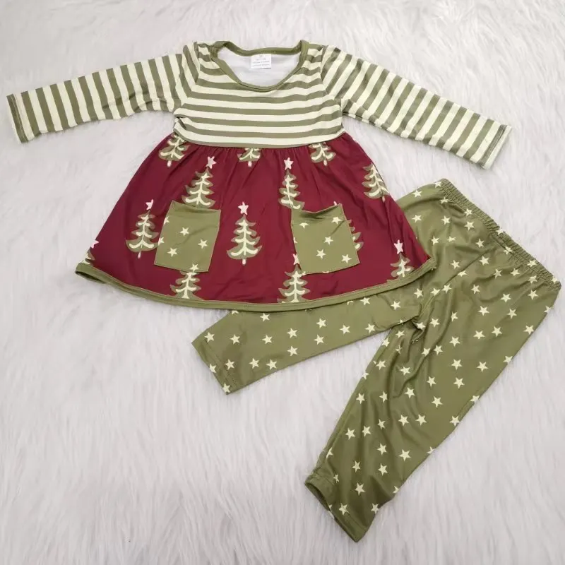 Toddler kids girl clothes set christmas tree ruffle stripe outfit winter fashion girl clothes 2pc children girl outfit
Toddler kids girl clothes set christmas tree ruffle stripe outfit winter fashion girl clothes 2pc children girl outfit