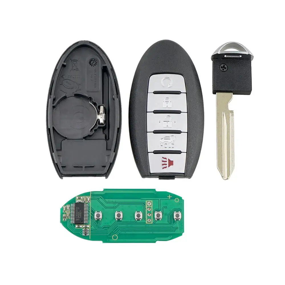 QWMEND KR5S180144106 5 Buttons Car Remote Key for Nissan Rogue 2017 2018 2019 Smart Car Key 7812D-S180106 S180144110 
QWMEND KR5S180144106 5 Buttons Car Remote Key for Nissan Rogue 2017 2018 2019 Smart Car Key 7812D-S180106 S180144110