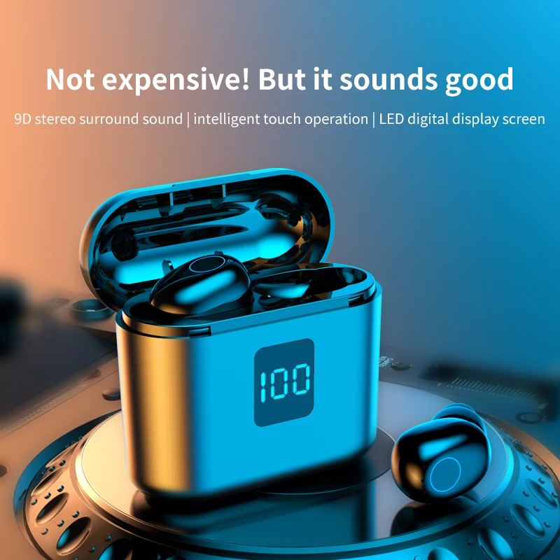 REHIMM True Wireless Bluetooth Earphone TWS Headphones In-Ear Mini Earbuds Sport Headsets Touch Control for Huawei Xiaomi
REHIMM True Wireless Bluetooth Earphone TWS Headphones In-Ear Mini Earbuds Sport Headsets Touch Control for Huawei Xiaomi