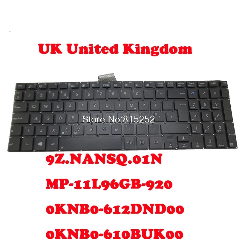 Клавиатура для ноутбука ASUS S551L S551LA S551LB S551LN V551 V551L V551LA V551LB V551LN R553LN R553 R553L K551 K551L