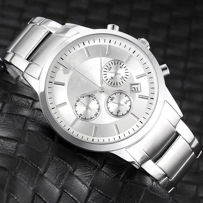 Classic Watch Mens Three-Eye Casual Business Sports Stainless Steel AR Men Watches Male Wristwatch Top Brand Luxury Clock Hour P
Classic Watch Mens Three-Eye Casual Business Sports Stainless Steel AR Men Watches Male Wristwatch Top Brand Luxury Clock Hour P