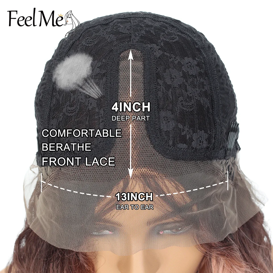 T Part Lace Wig FELL ME Hair Synthetic Ombre Pink Color Natural Wave Long Middle Part Wig For Black Women Heat Resistant
T Part Lace Wig FELL ME Hair Synthetic Ombre Pink Color Natural Wave Long Middle Part Wig For Black Women Heat Resistant