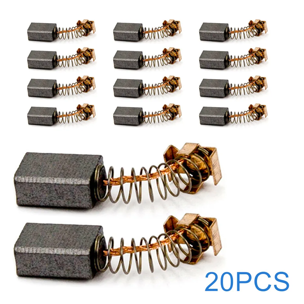 20pcs 0.43*0.31*0.19inch Carbon Brush For MAK 6510LVR Drill Bit 6800DBV 6801DBV 6802BV Screwdriver Carbon Brush
20pcs 0.43*0.31*0.19inch Carbon Brush For MAK 6510LVR Drill Bit 6800DBV 6801DBV 6802BV Screwdriver Carbon Brush