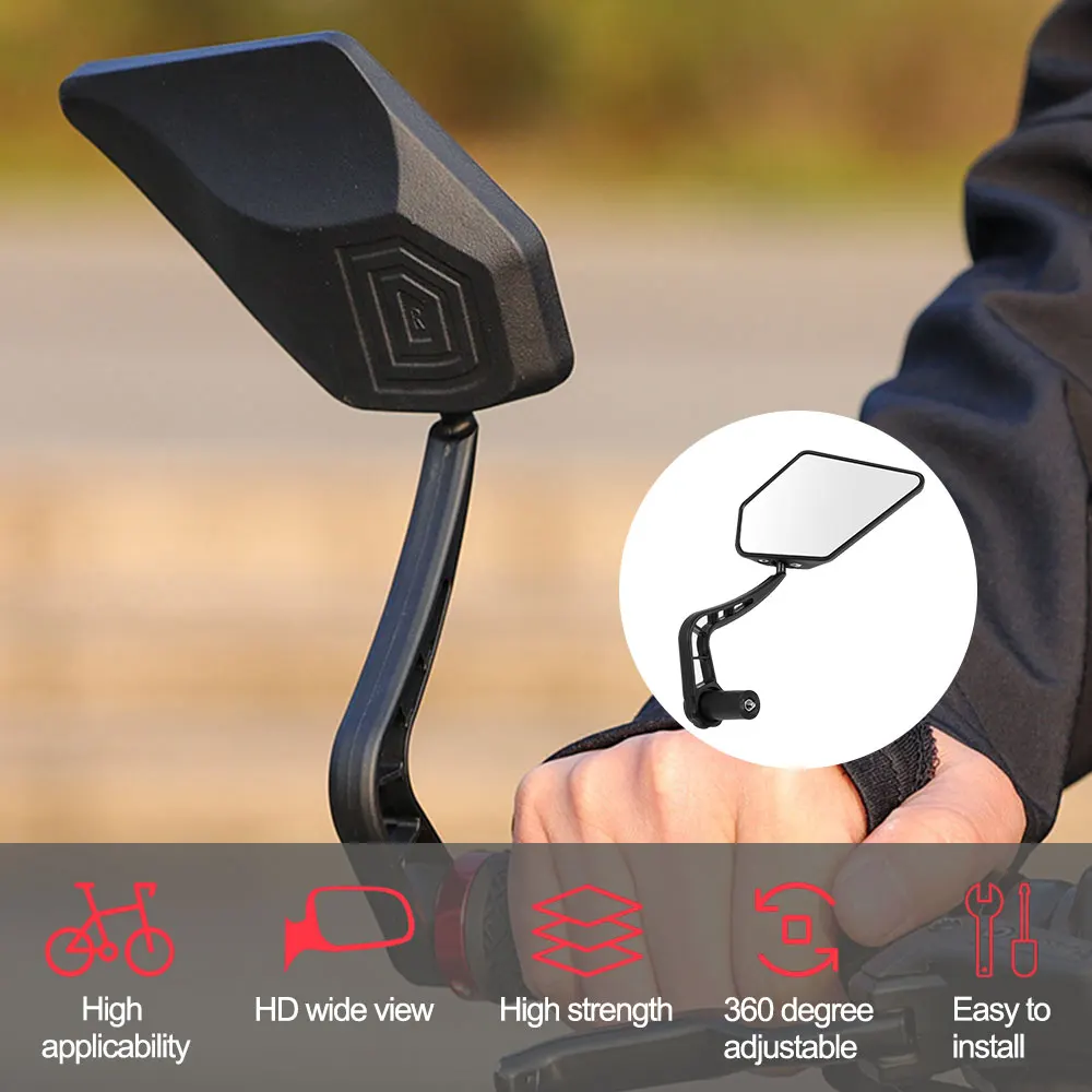 1 Pair Cycling Rear View Mirror MTB Road 360 Rotation Adjustable Wide Angle Bicycle Folding Back Mirrors
1 Pair Cycling Rear View Mirror MTB Road 360 Rotation Adjustable Wide Angle Bicycle Folding Back Mirrors
