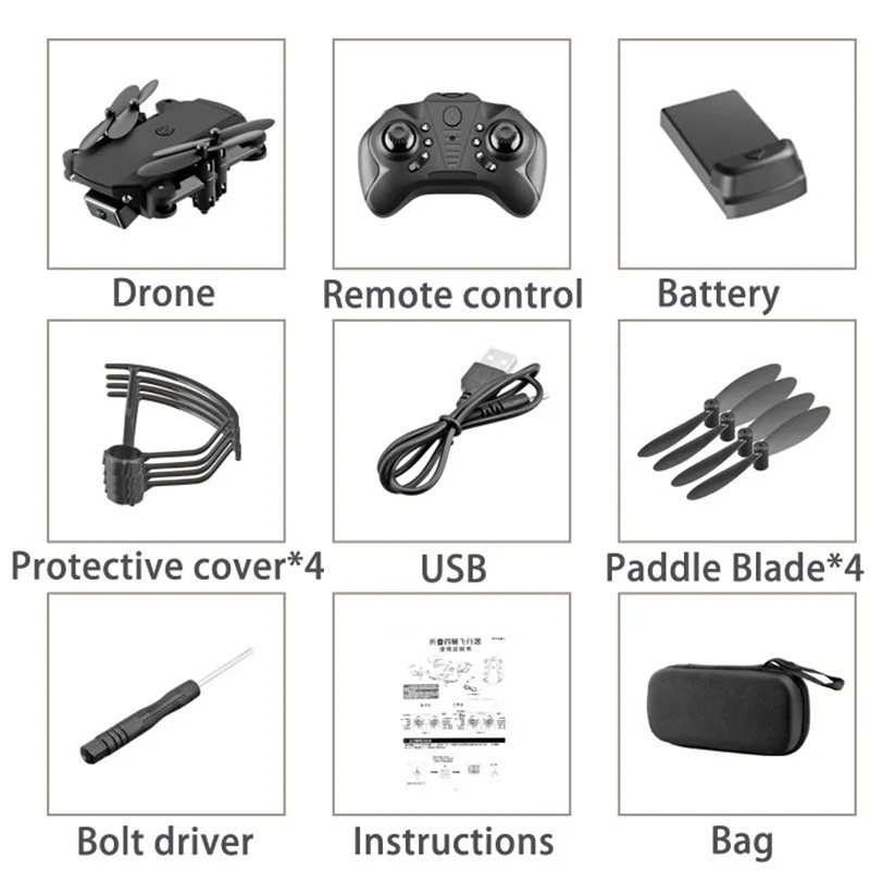 Mini 4K HD Dual Camera Drone WiFi Fpv Air Pressure Altitude Hold Foldable Quadcopter RC Helicopter Toy Gift
Mini 4K HD Dual Camera Drone WiFi Fpv Air Pressure Altitude Hold Foldable Quadcopter RC Helicopter Toy Gift