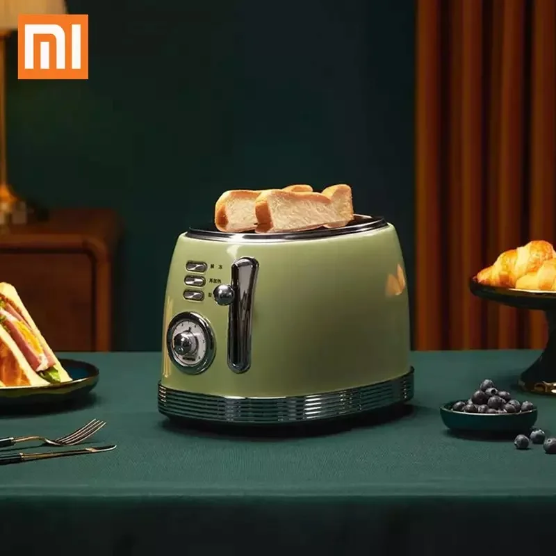 Кухонный тостер XIAOMI MIJIA Qcooker ретро мини-тостер для завтрака жареный домашняя
