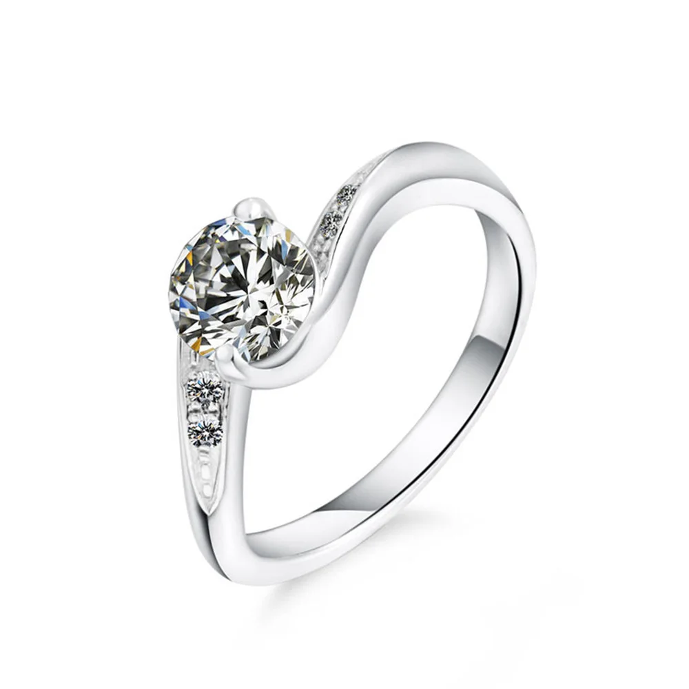 CMajor Sterling Silver Synthetic Diamond Jewelry Temperament Fashion 14ct Cubic Zircon White Round Classic Ring for Women
CMajor Sterling Silver Synthetic Diamond Jewelry Temperament Fashion 14ct Cubic Zircon White Round Classic Ring for Women