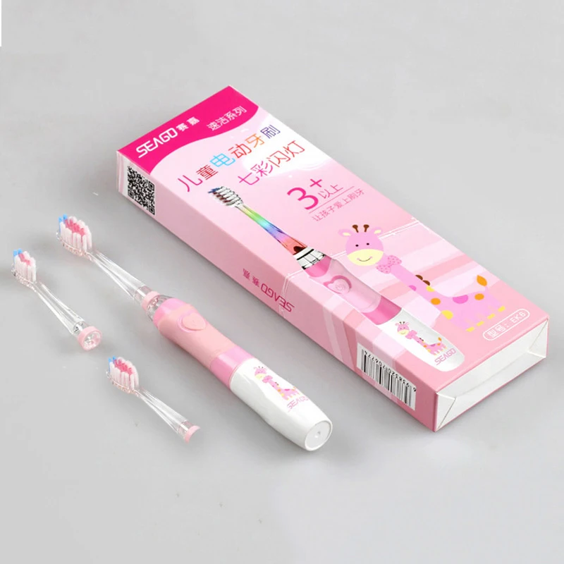 Children Sonic Electric Toothbrush for 3-12 Ages Battery LED Sonic Kids Tooth brush Smart Timer Replacement Brush Heads
Children Sonic Electric Toothbrush for 3-12 Ages Battery LED Sonic Kids Tooth brush Smart Timer Replacement Brush Heads