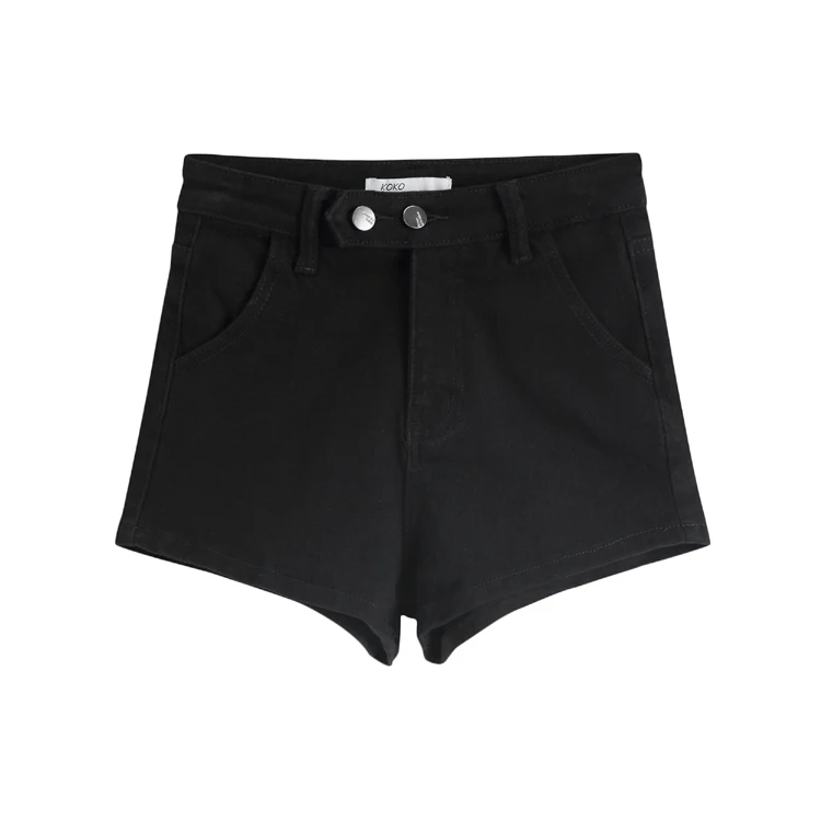 Make new summer wear tight elastic hot pants show thin black female joker bag hip high waist jeans short shorts
Make new summer wear tight elastic hot pants show thin black female joker bag hip high waist jeans short shorts